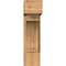 Ekena Millwork Imperial Block Smooth Bracket w/ Offset Brace, Western Red Cedar, 7 1/2"W x 20"D x 28"H BKT0806X20X28IMP05SWR - alternate 4